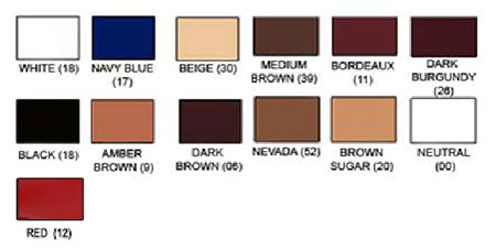 Tarrago Suede Renovator Color Chart